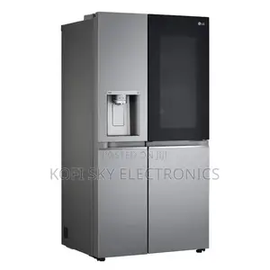 Lg 688l Instaview Side by Side Refrigerator [Gc-X257csew]