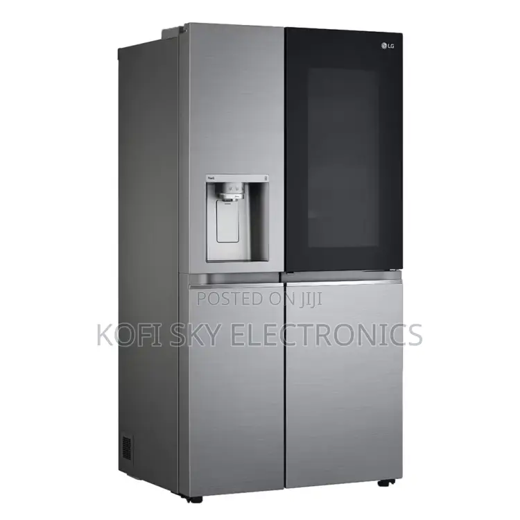 Lg 688l Instaview Side by Side Refrigerator [Gc-X257csew]