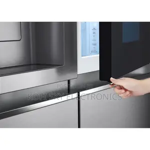 Lg 688l Instaview Side by Side Refrigerator [Gc-X257csew]