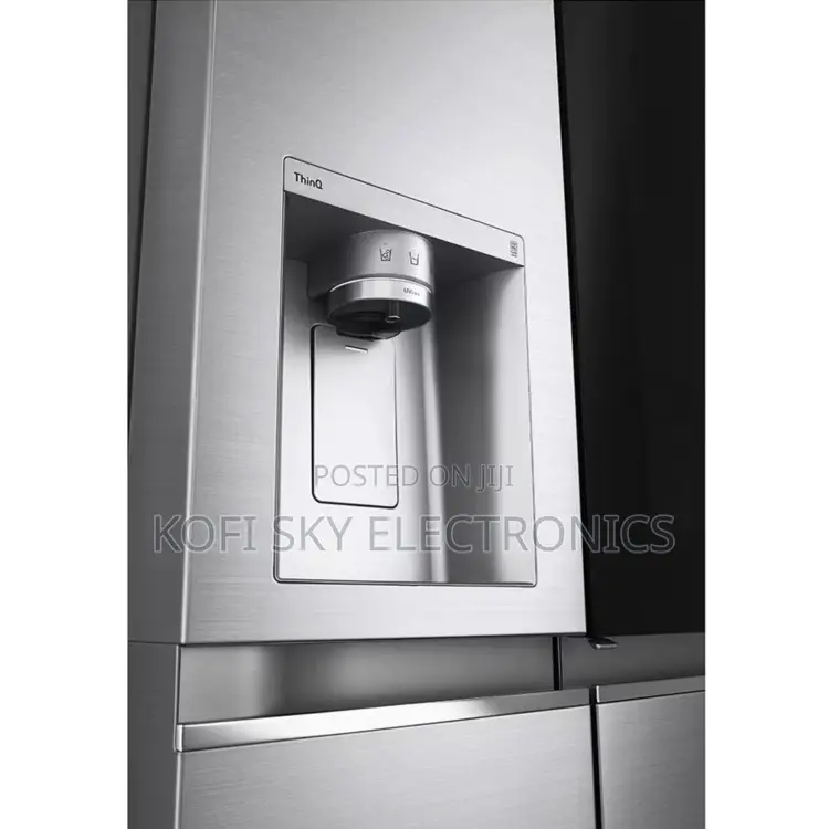 Lg 688l Instaview Side by Side Refrigerator [Gc-X257csew]
