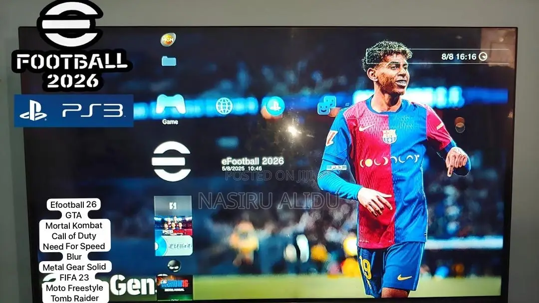 Ps3 Slim With Good Games From Home Use