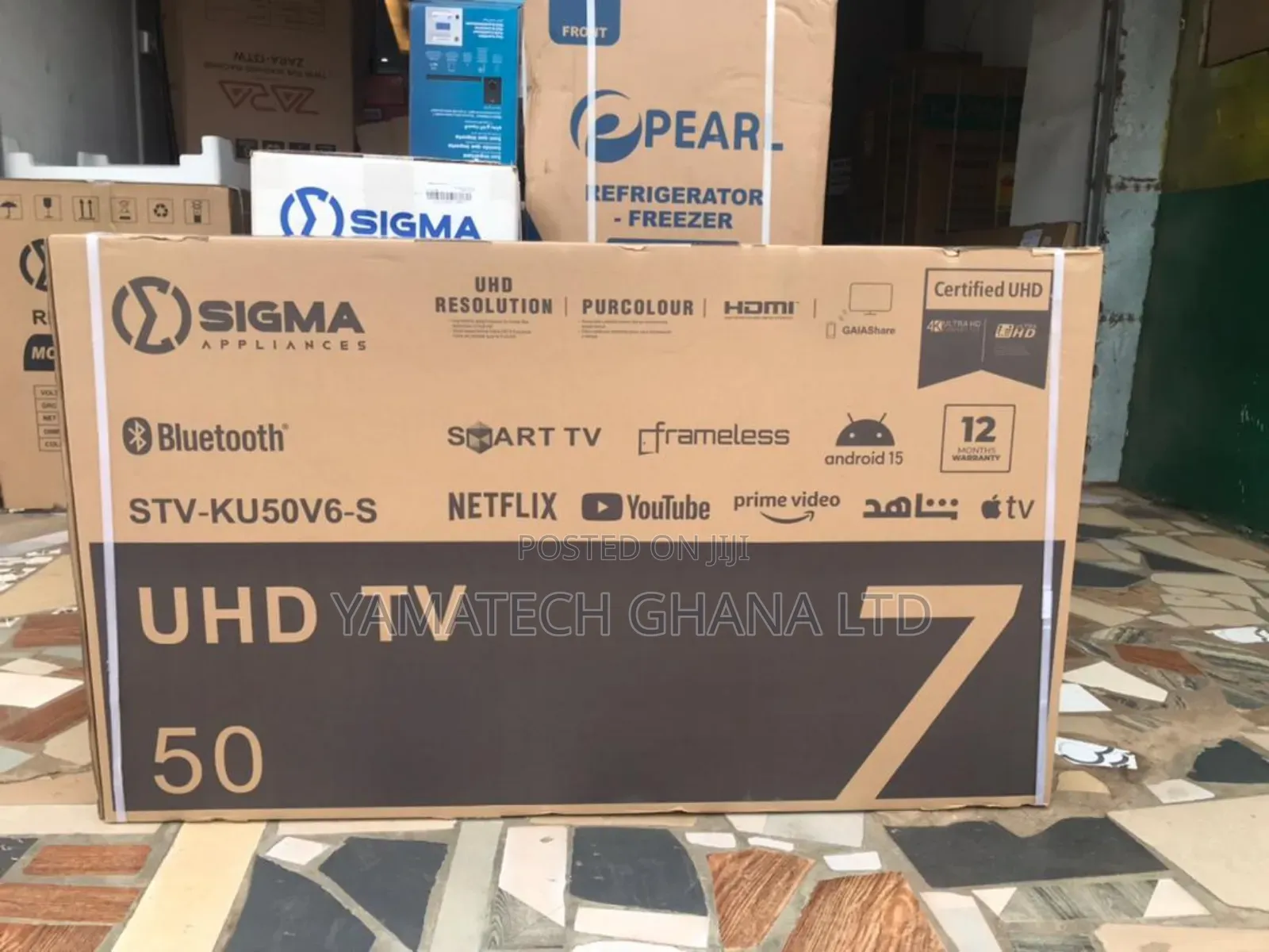 Sigma 50 Inche Smart 4k Uhd Tv With Bluetooth