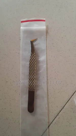 Fiber Tip Eye Lash Extension Tweezeer Stainless Steel 6 Pcs