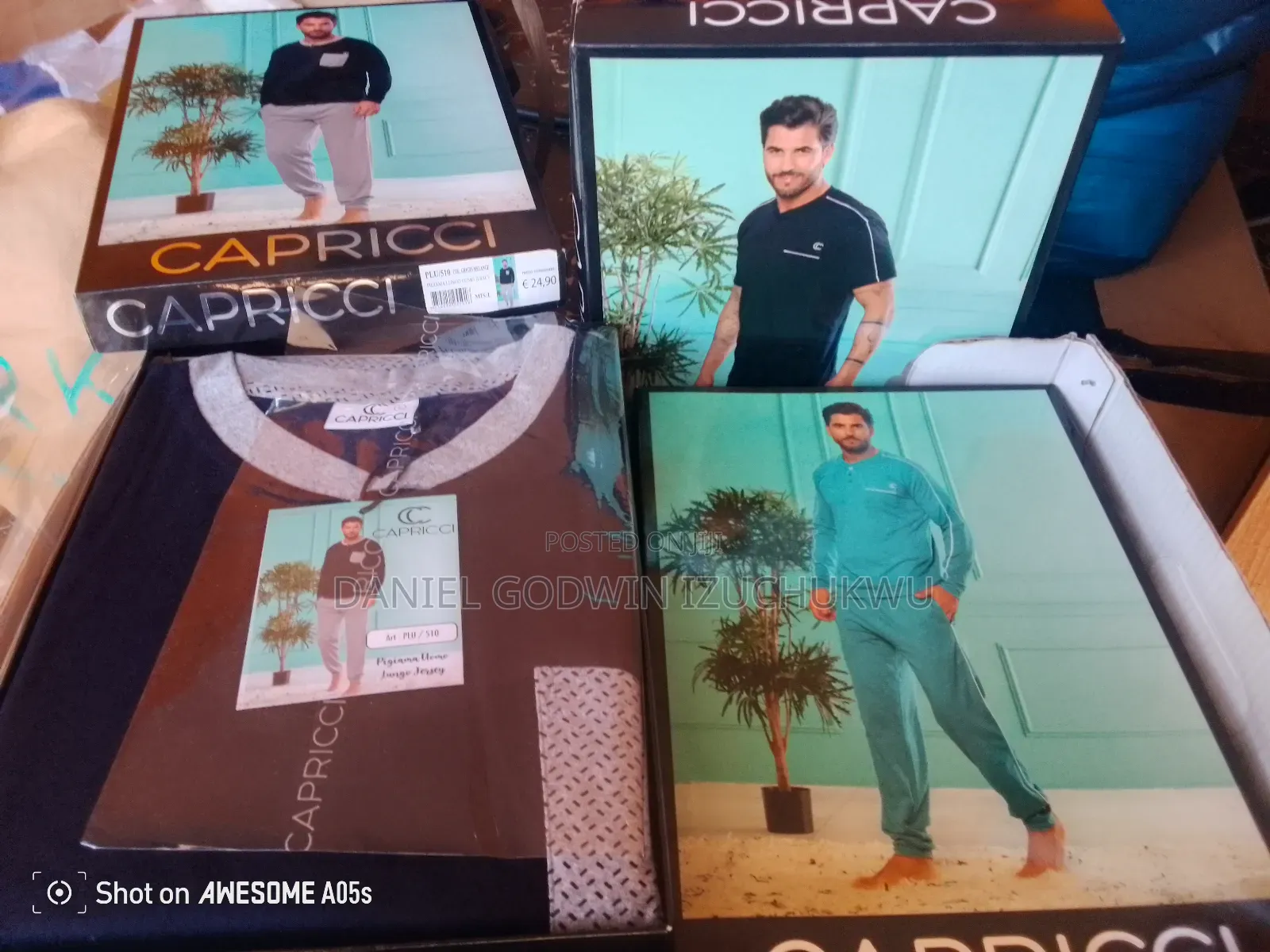 Pyjamas: For Males and Females.