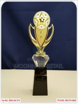 Star Champion Gold Trophy – Crystal Column Awards!