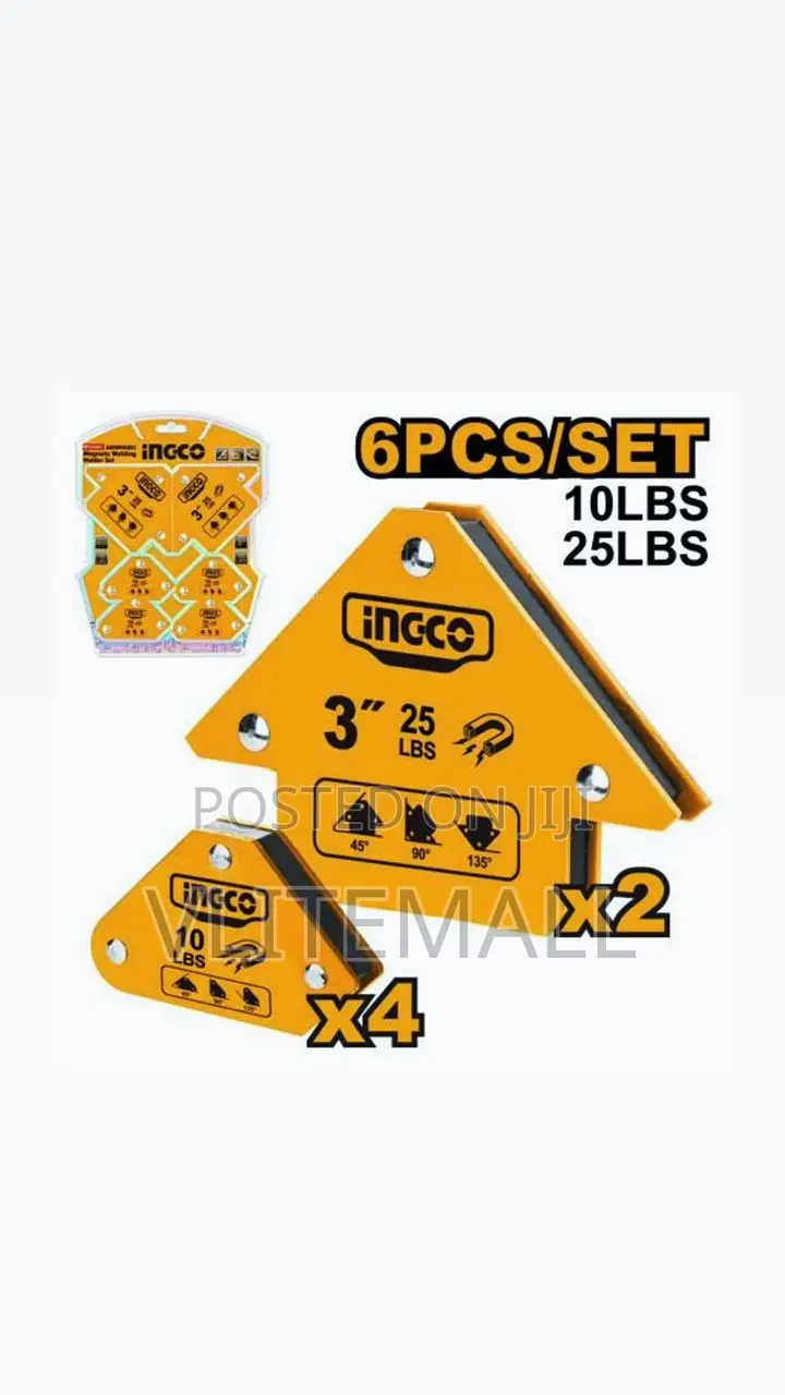 6 Pcs Magnetic Welding Holder Set Amwh6001