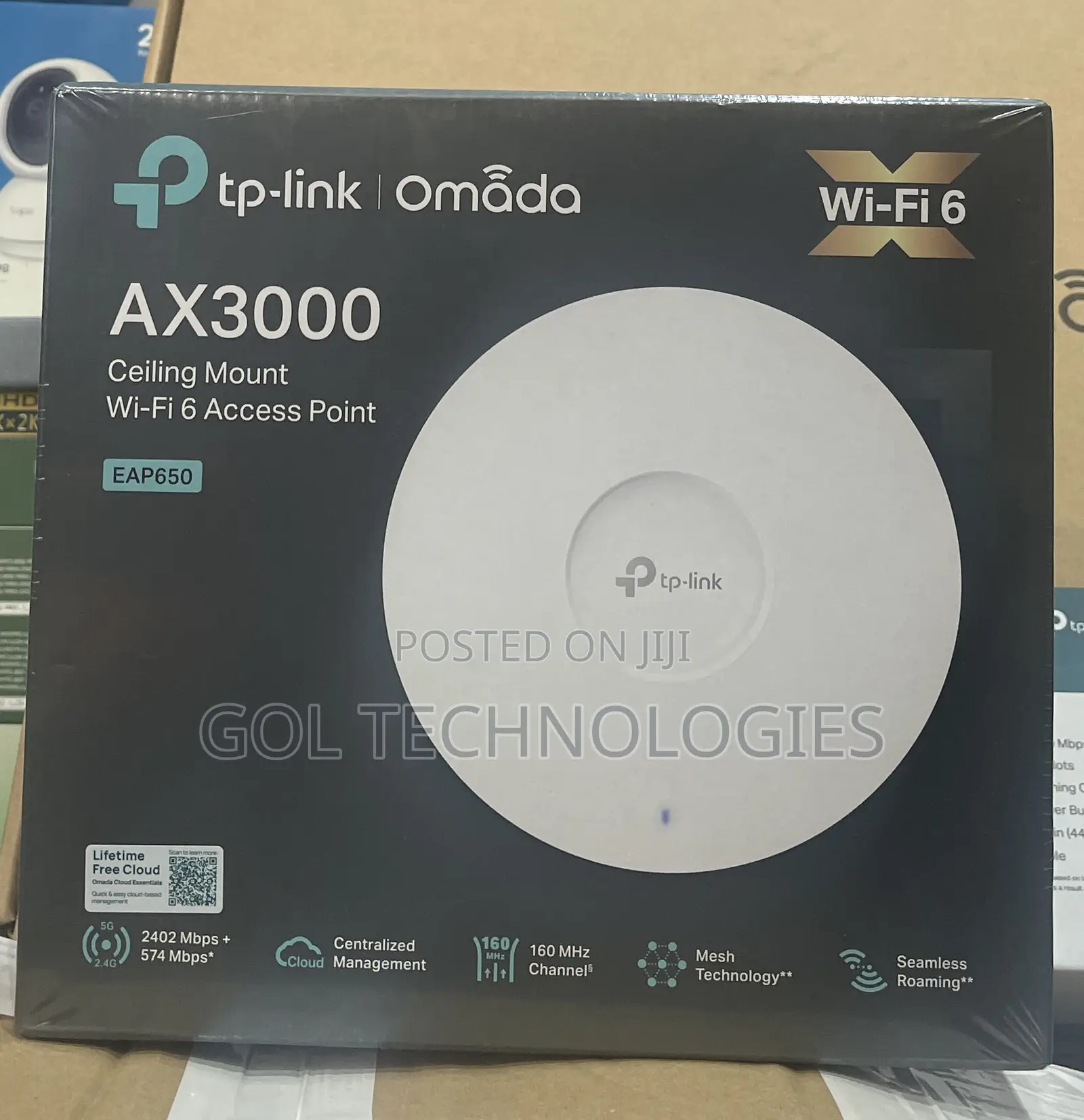 Tp Link Ax3000 Ceiling Mount Wifi 6 Access Point Eap650 Omada