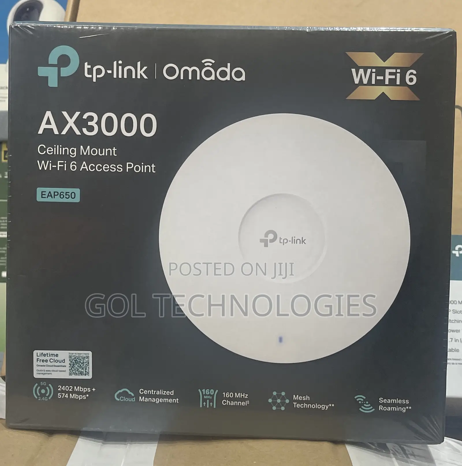 Tp Link Ax3000 Ceiling Mount Wifi 6 Access Point Eap650 Omada