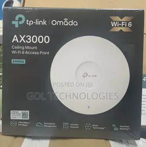Tp Link Ax3000 Ceiling Mount Wifi 6 Access Point Eap650 Omada