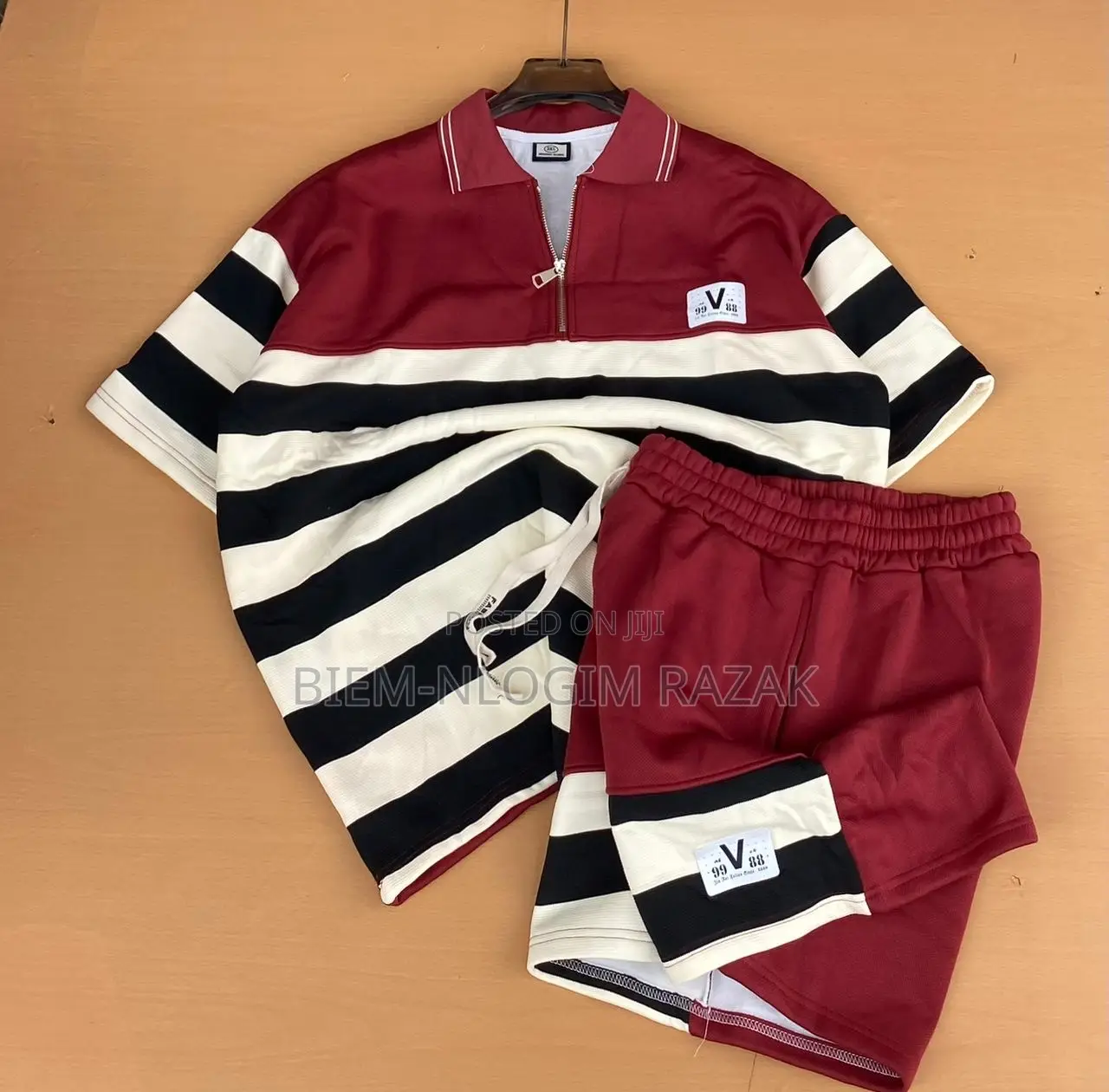 Stripped Top N Down Shorts Available in Stock