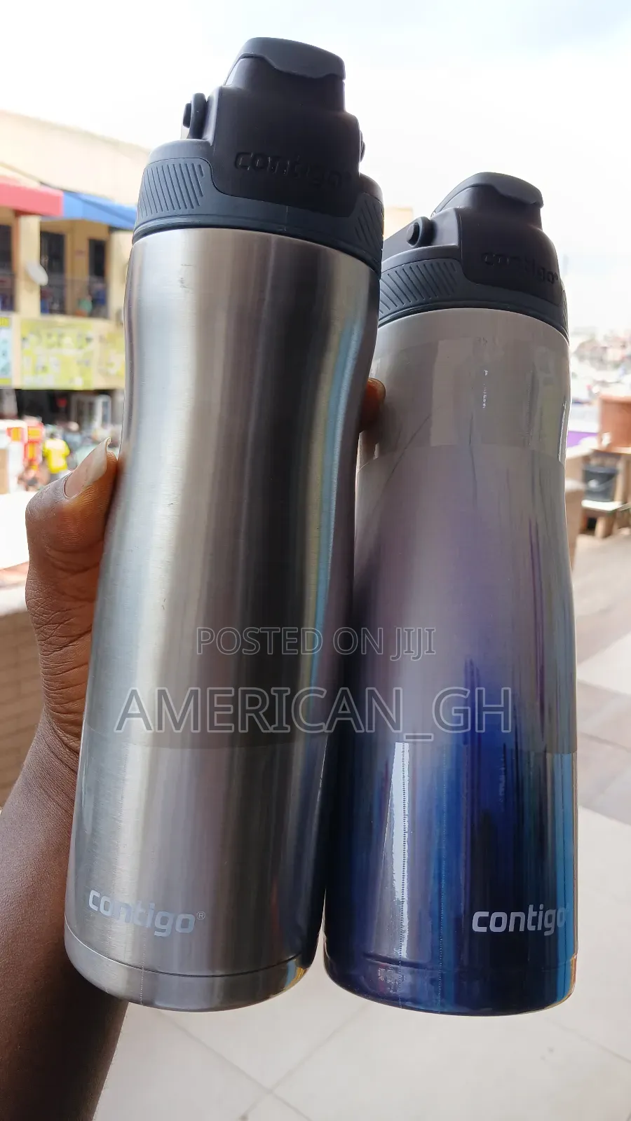 Contigo Stainless Steel Water Bottle, 592ml (24hrs Cold)