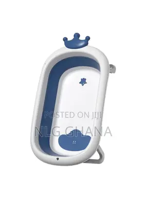 Baby Bath Tub Foldable Inner Anti-Slip Pad Large Shower. Tvx17555
