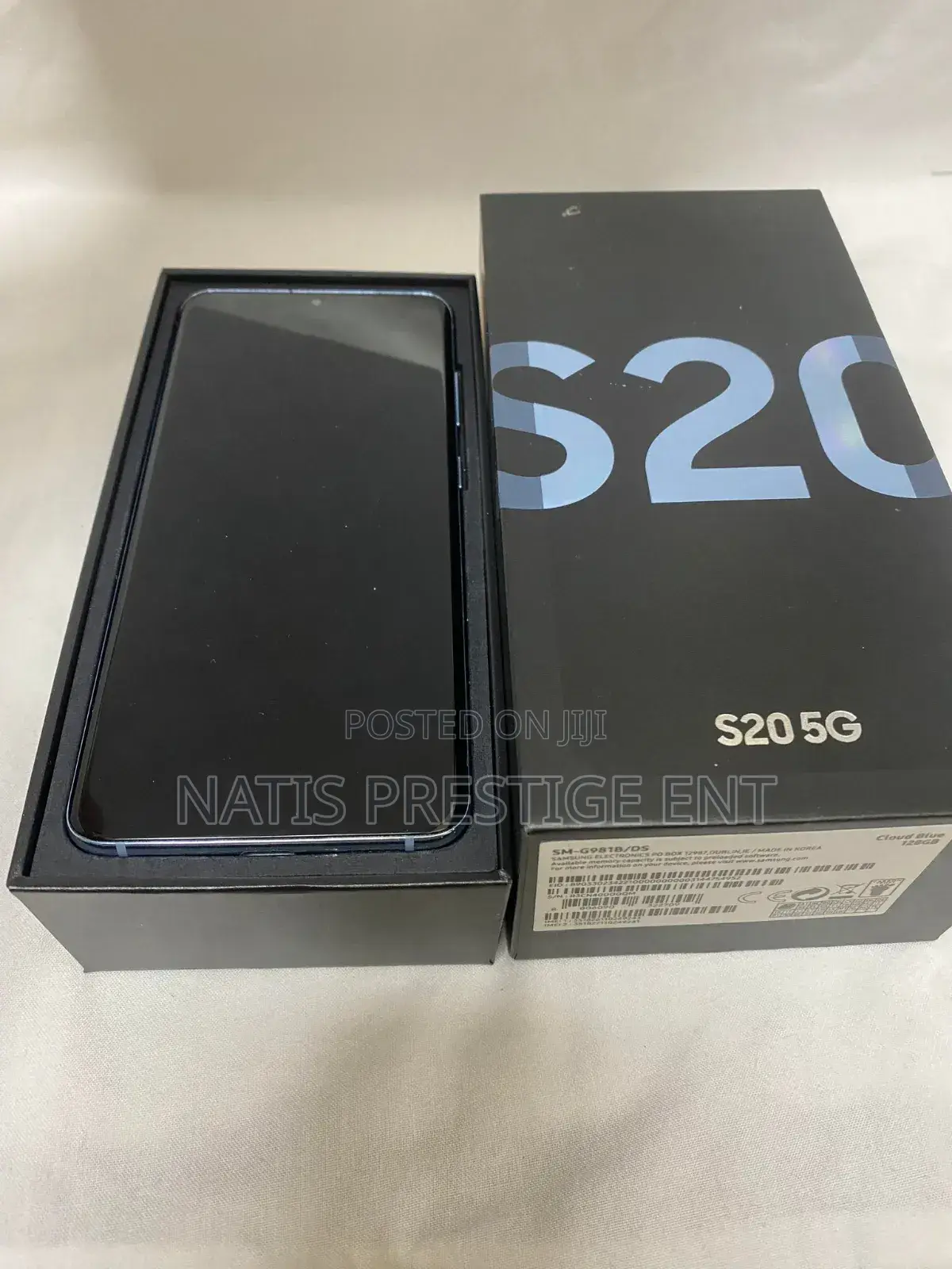 New Samsung Galaxy S20 128 GB Black