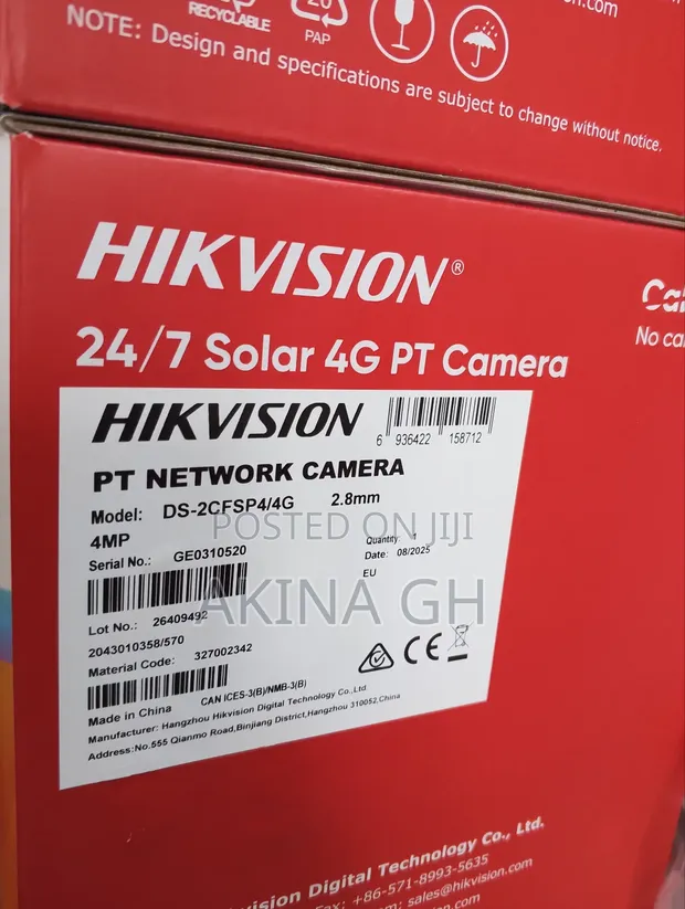 Hikvision Sp4 Smart Light Color Aov 4g Solar Pt Camera Ds-2cfsp4/4g 2