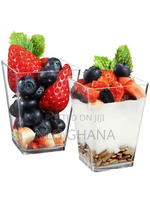 50pcs 150ml Disposable Square Mousse Cup Dessert Baking. Tvx22810