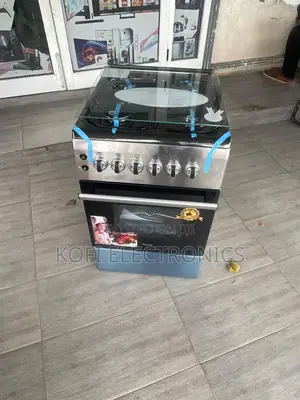 Silver Flame Gas Cooker Elegance in Motion