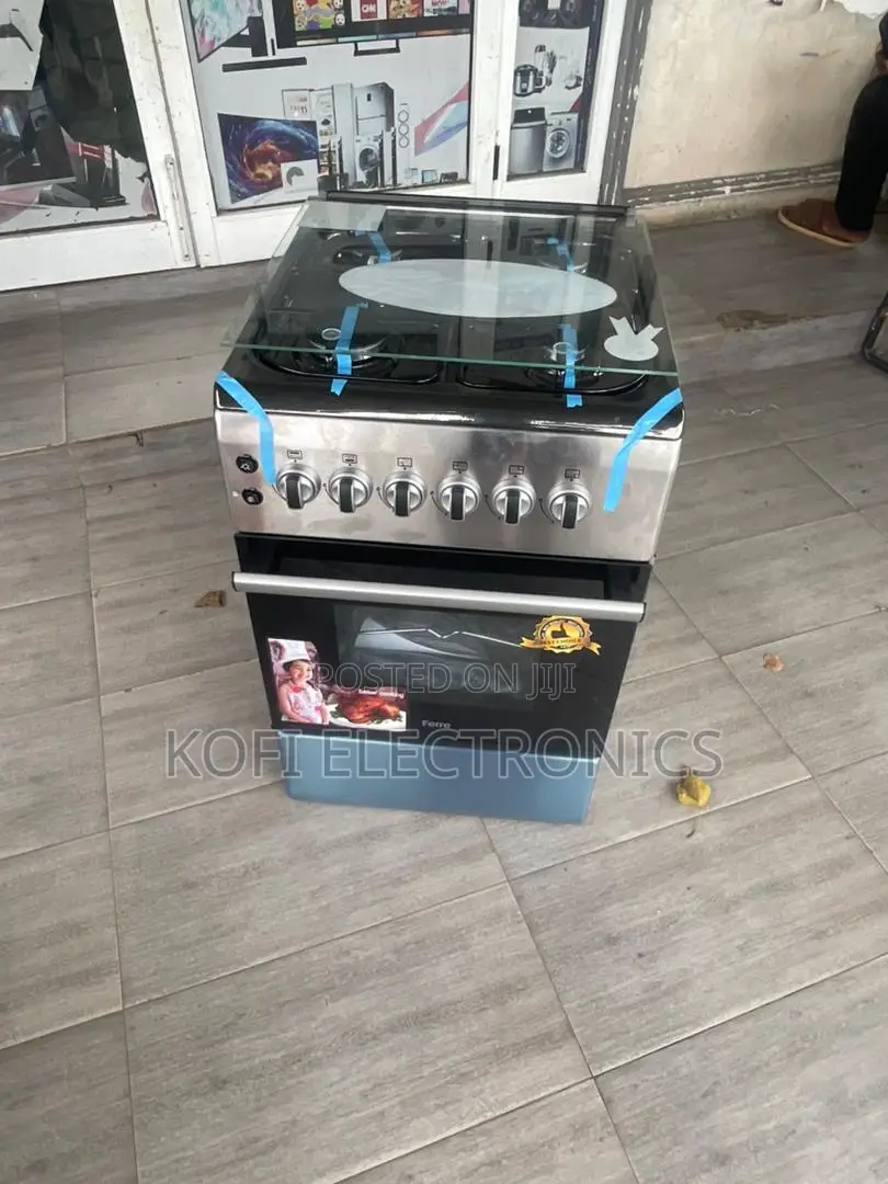 Silver Flame Gas Cooker Elegance in Motion