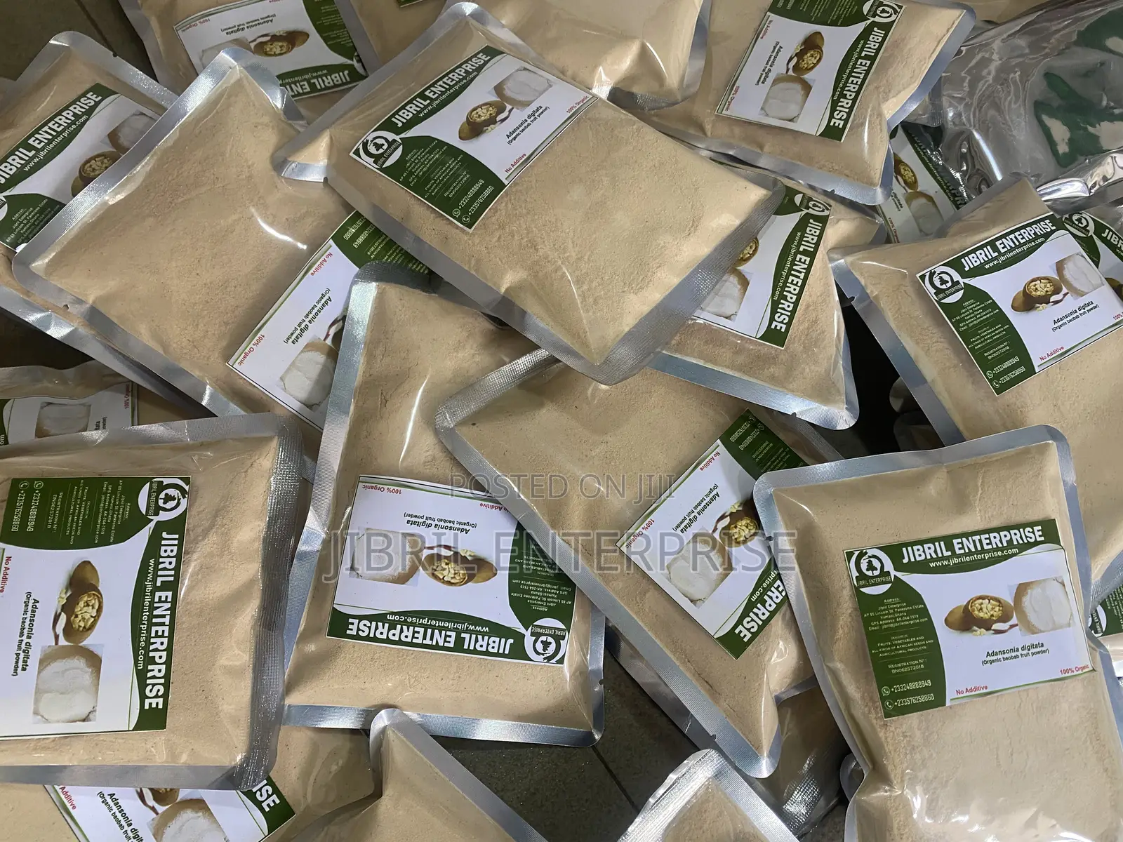 Baobab Fruit Powder, 100% Organic, No Additives, 200g/30gh