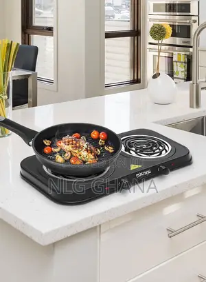 1000w Double Burner Electric Hot Plate Countertop. Ghx2168