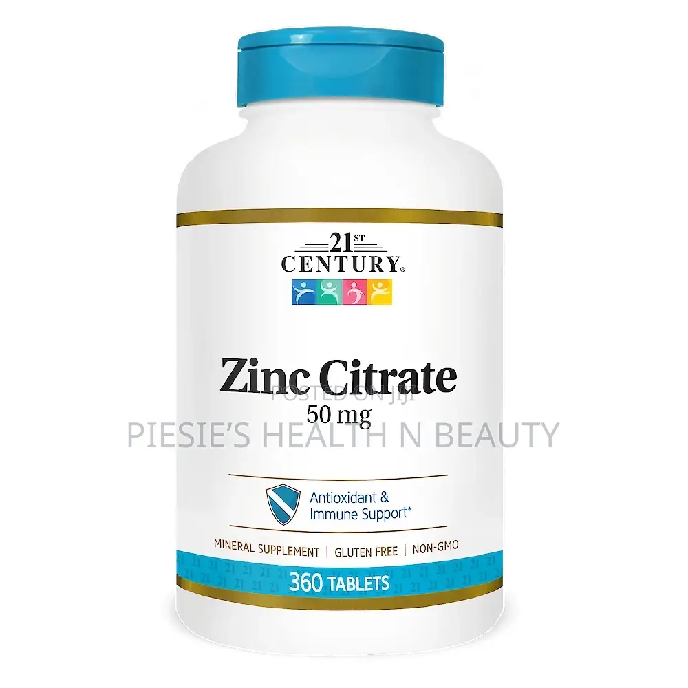 Zinc Citrate 50 Mg, 360 Tablets.