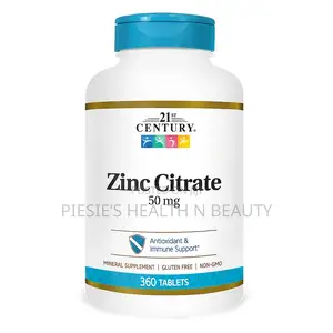Zinc Citrate 50 Mg, 360 Tablets.