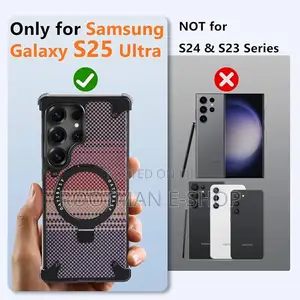 Frameless for Samsung Galaxy S25 Ultra Case, Bezel Less Slim