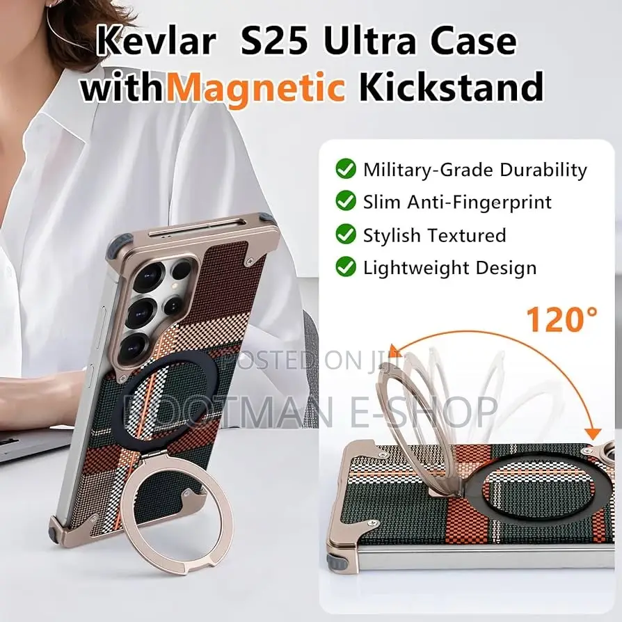Oatsbasf Frameless for Samsung Galaxy S25 Ultra Case, Bezel Less Slim