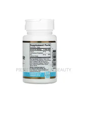 21st Century Healthcare Zinc Citrate Tablets 50mg, 60 Count