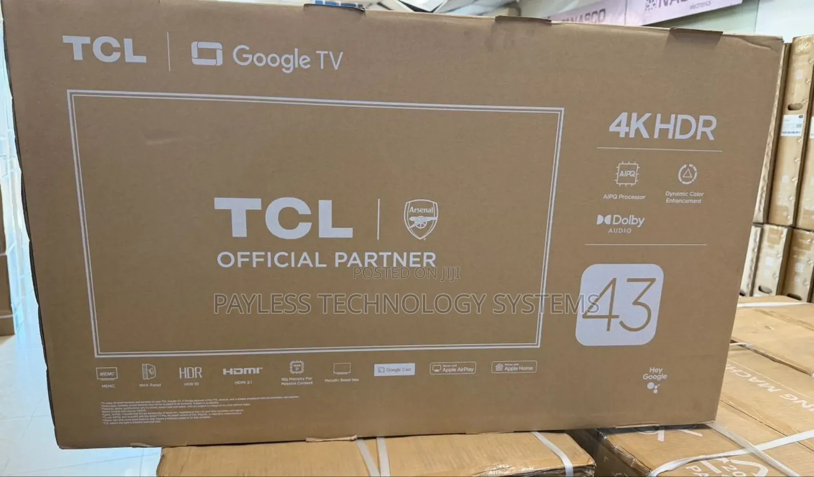 TCL 43” G60k Uhd Hotel Tv 43g60k-Iu