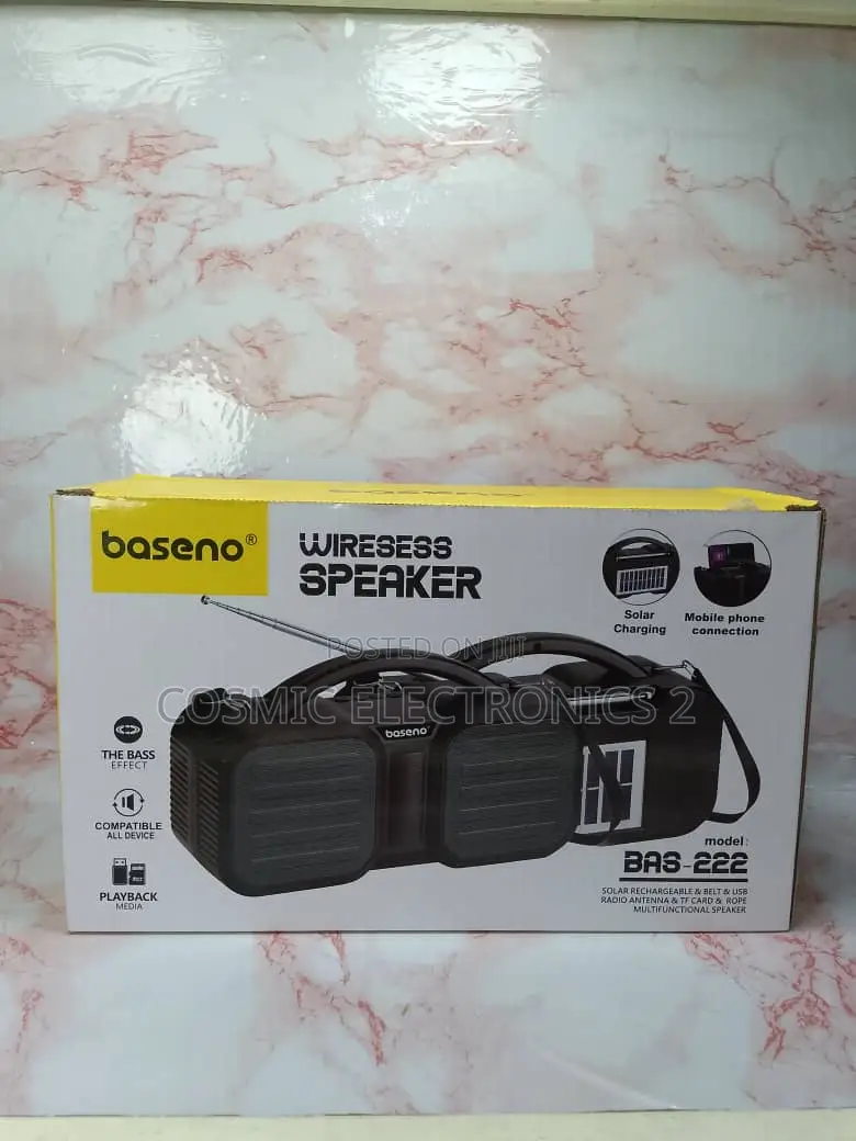 Baseno Wireless Speaker – Model Bas-222