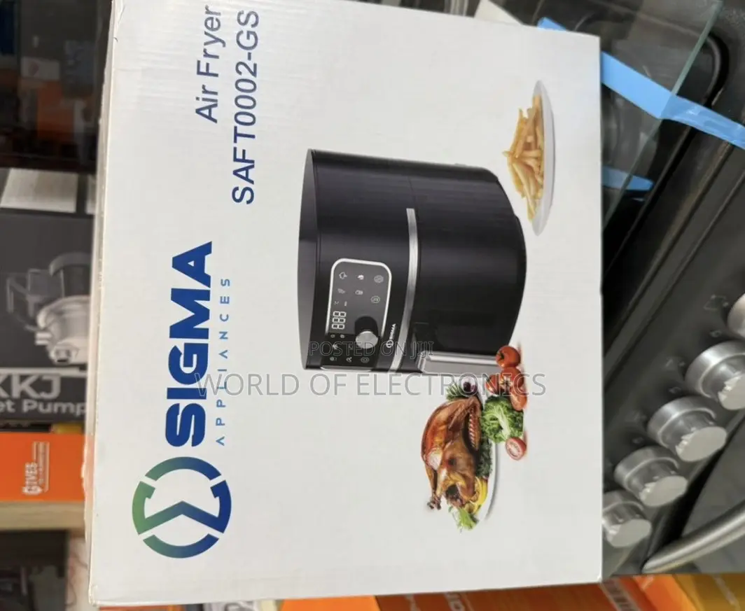 On Sale Sigma Black Design 4.2ltrs Oil Free Airfryer Saft0002-Gs
