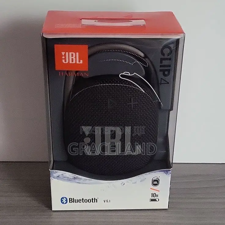 This Is Original Pure Jbl Clips 4 Bluetooth Speaker Wireless Sounds.