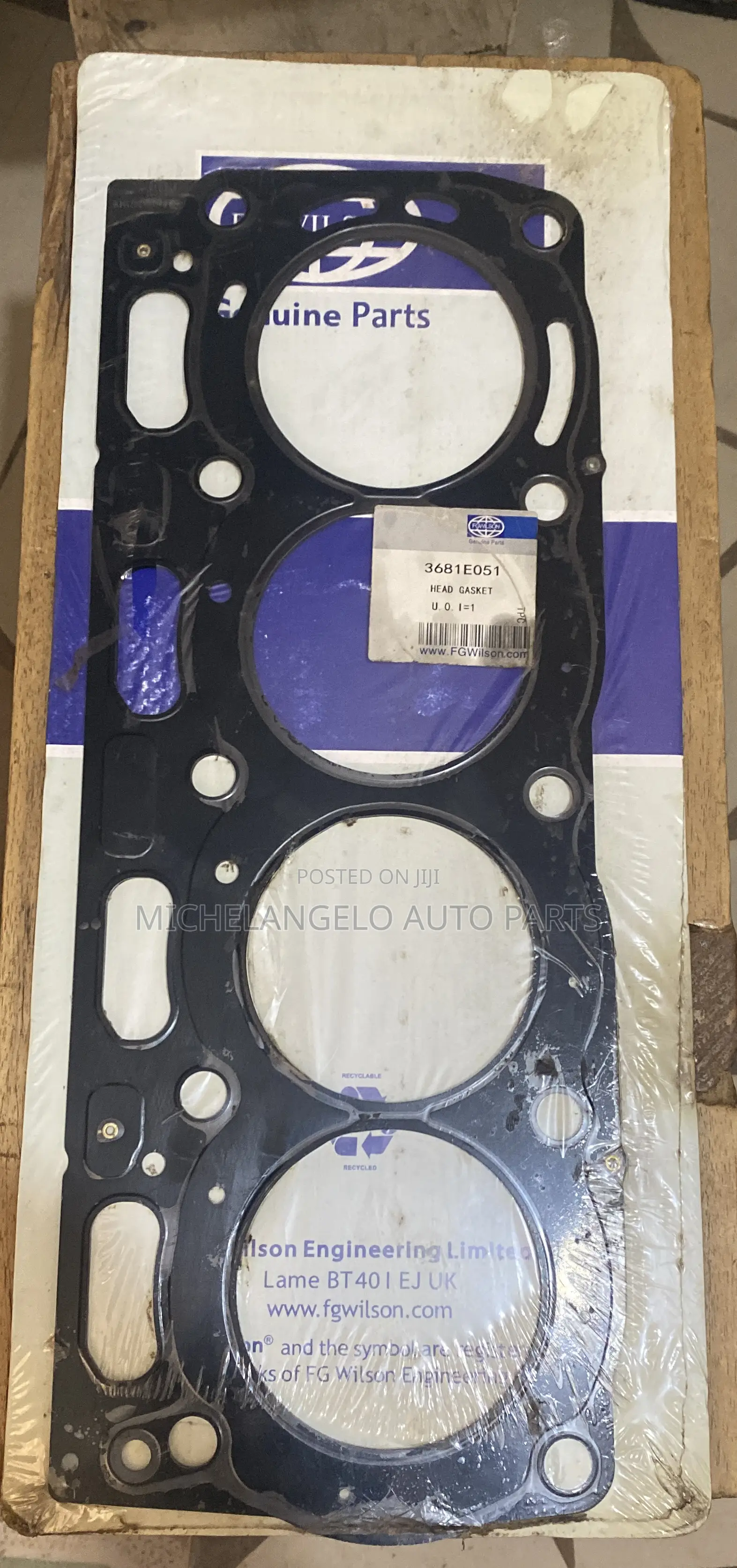 Metal Head Gasket Ecoplus 4 Cylinder