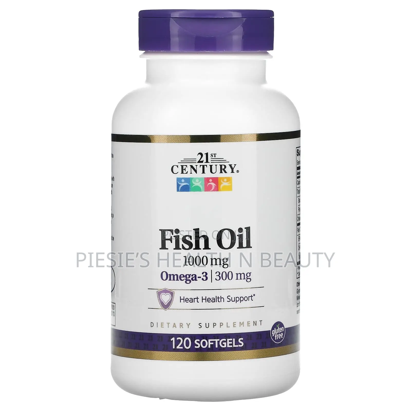 21st Century Fish Oil 1000 Mg 120 Softgels