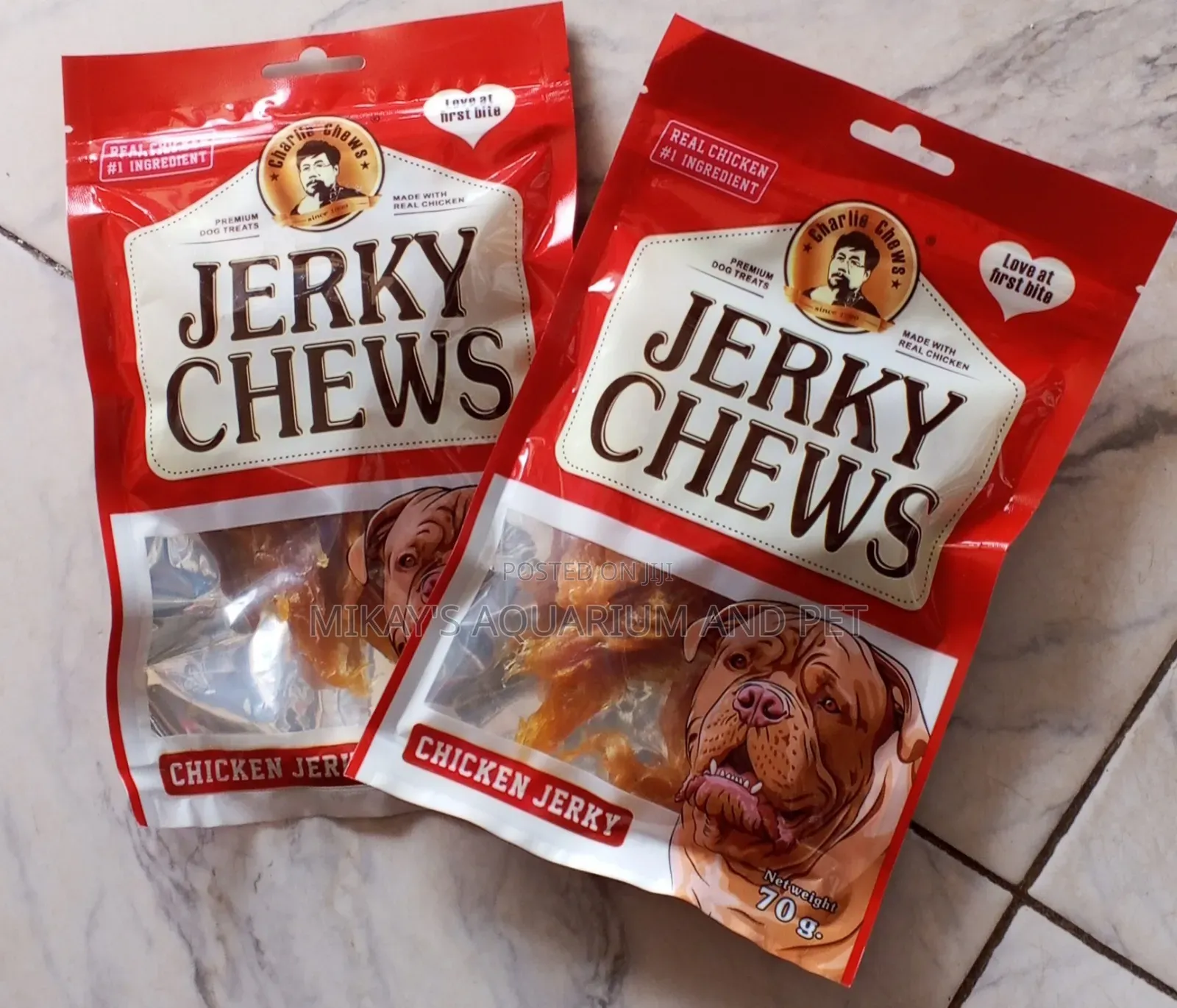Chicken Flavour Jerky Chews for Dogs