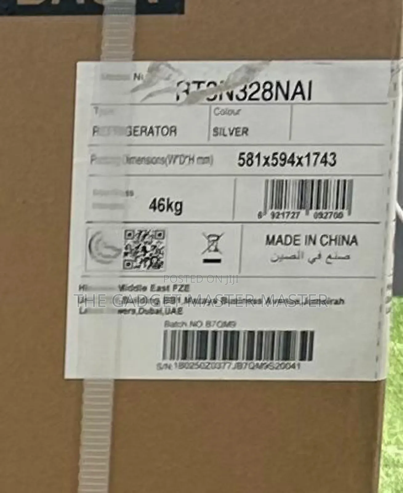 Hisense Top Mount Refrigerator Rt3n328nai