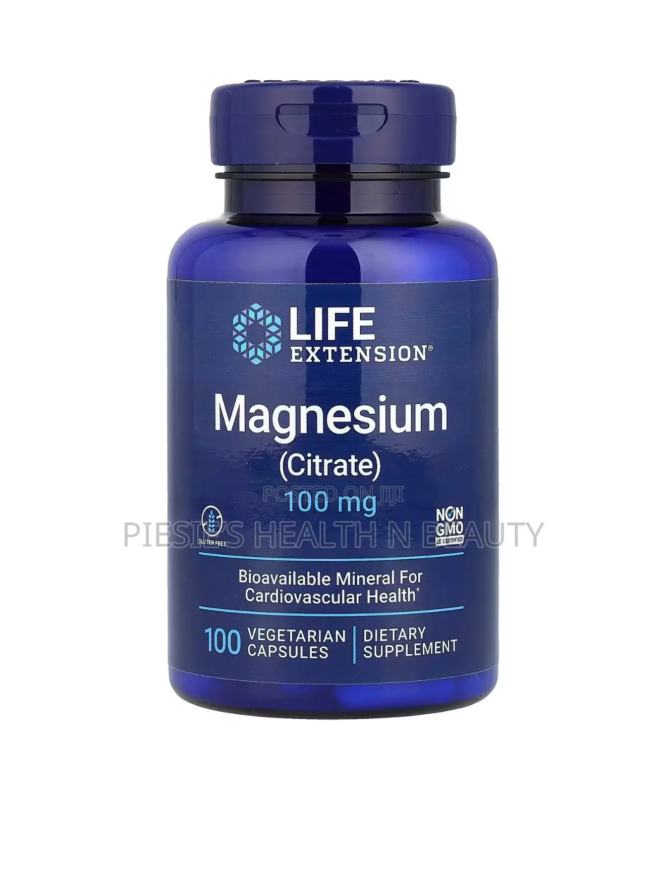 Life Extension Magnesium Citrate 100mg, 100veg Caps