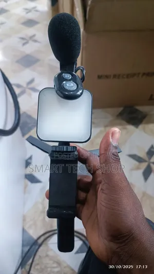 Flexible Ring Light Tripod With Microphone. Selfie Stick And Remote