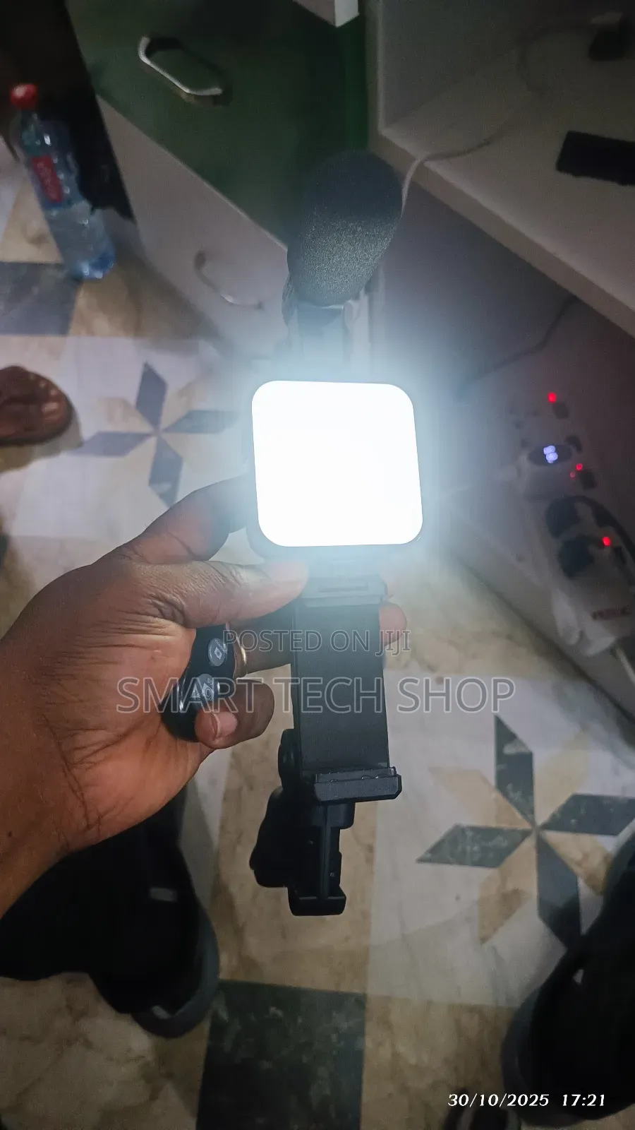 Flexible Ring Light Tripod With Microphone. Selfie Stick And Remote
