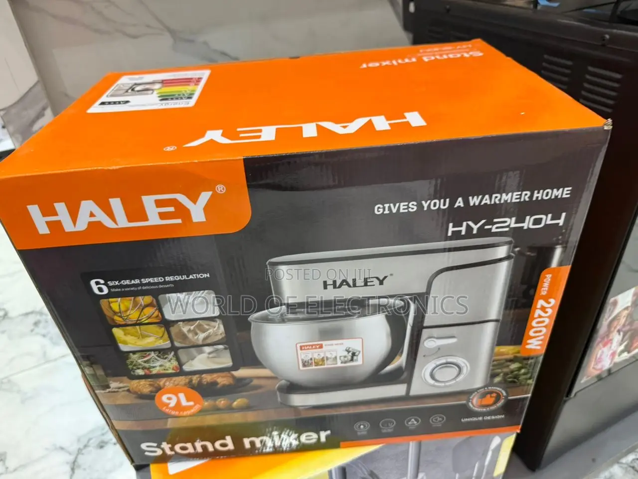 Brand New Haley Stand Mixer Hy2404 Silver Color