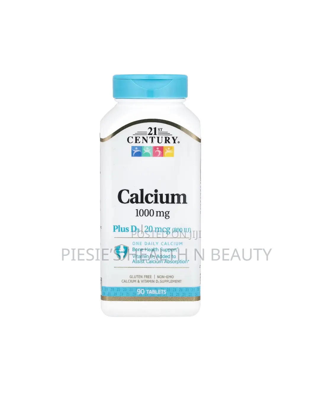 21st Century Calcium +D3 - 1000 Mg - 90 Tablets