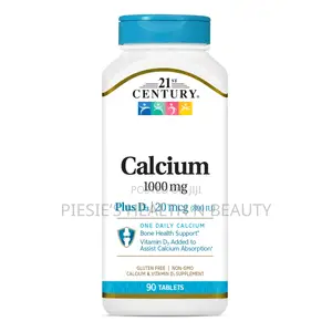 21st Century Calcium +D3 - 1000 Mg - 90 Tablets