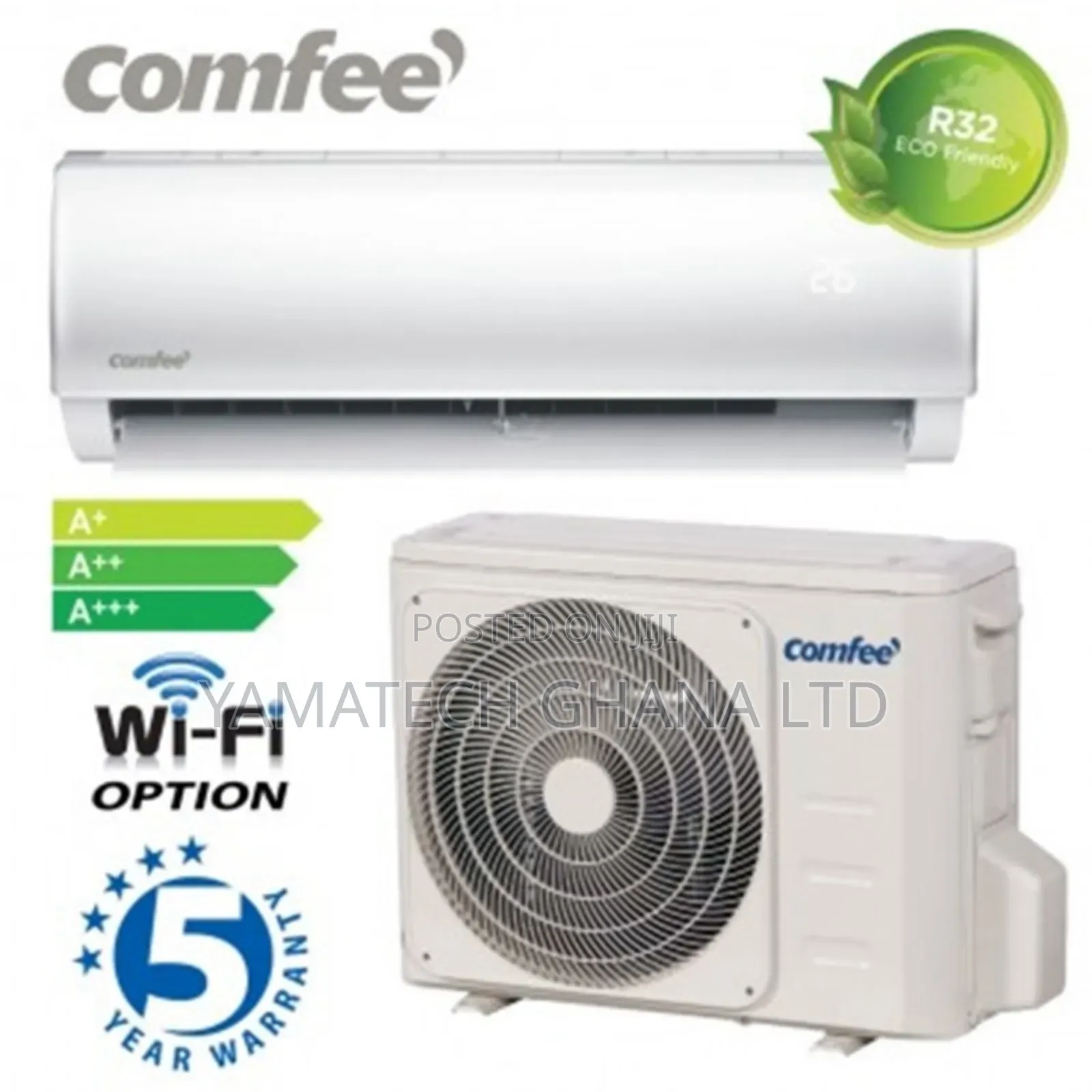 Comfee 2.5hp Inverter Air Conditioner With Wifi Feature