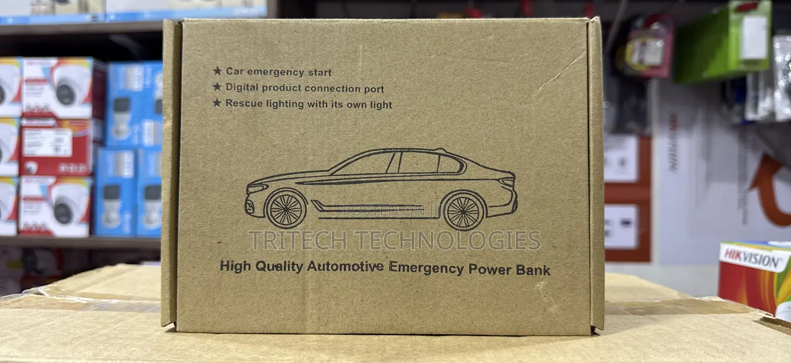 Hikview New Emergency 2 in 1 Car Jumpstart Battery With Power Bank