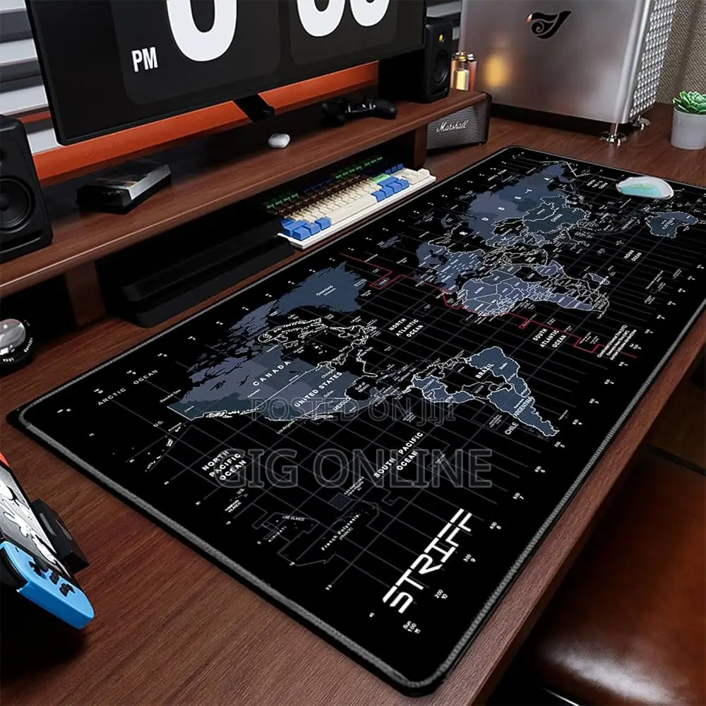 Extended World Map Mouse Pad