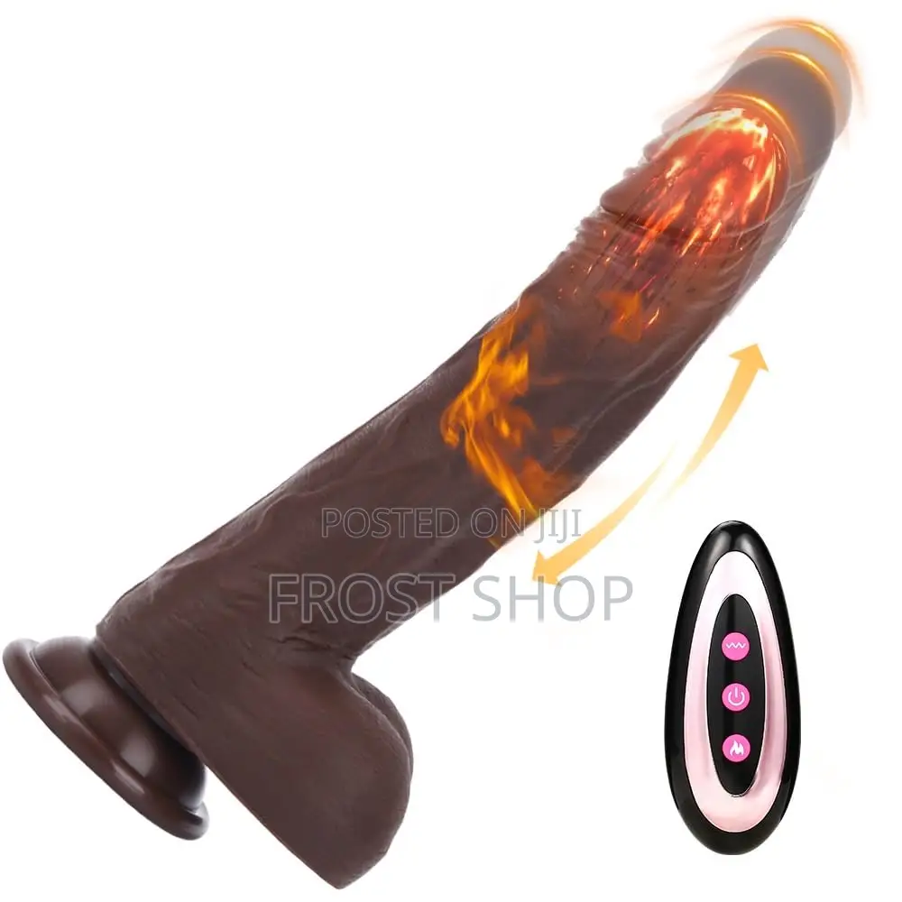 Brown Realistic Dildo Vibrator Huge Penis With Suction Cup