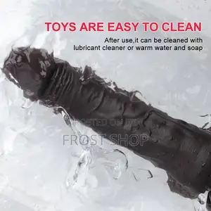Brown Realistic Dildo Vibrator Huge Penis With Suction Cup