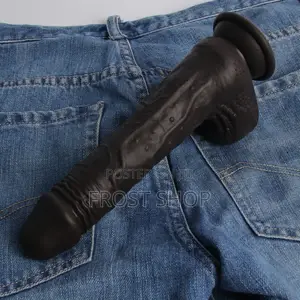 Brown Realistic Dildo Vibrator Huge Penis With Suction Cup