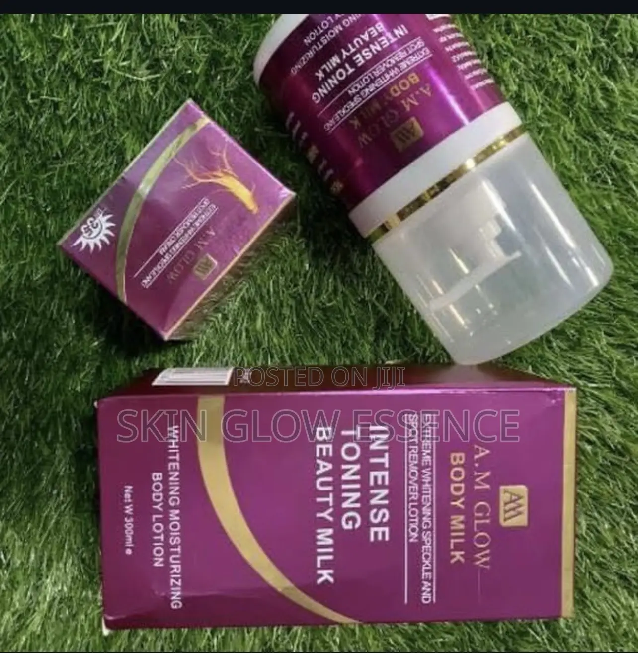 A.M Glow Body Milk Intense Toning Lotion And Face Cream