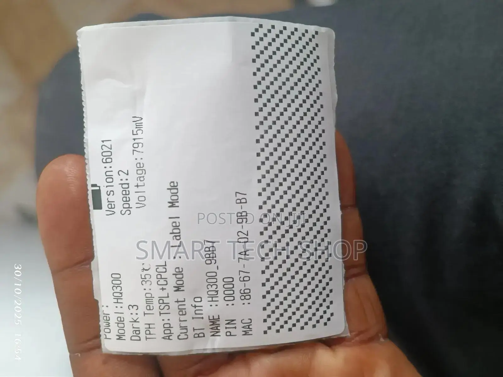 Thermal Label Paper 80mmx50mm 100 Labels Per Roll